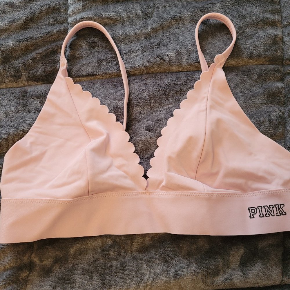 NWOT Victoria's Secret PINK unlined bonded Bra sz M